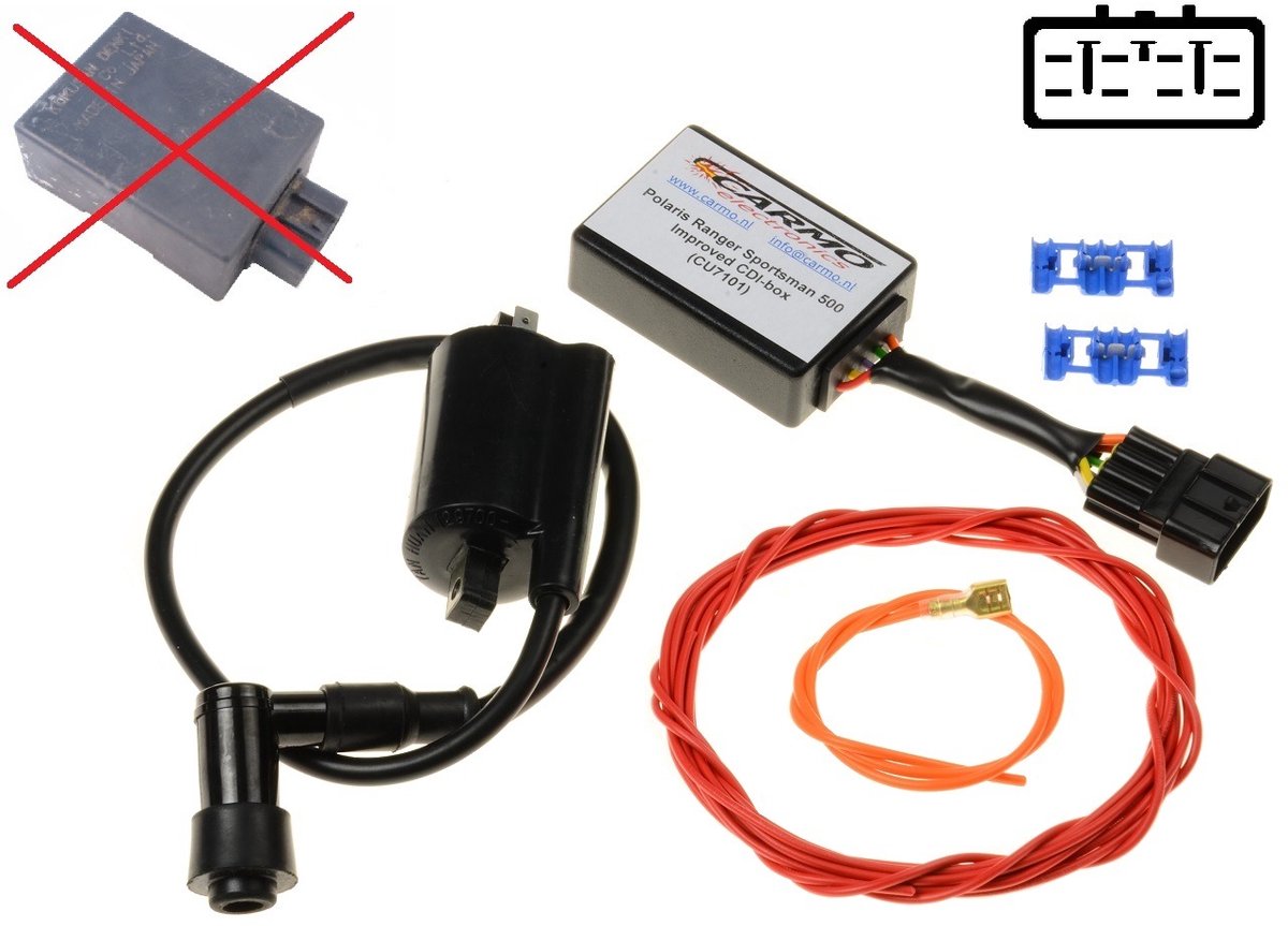 Carmo Polaris Ranger 400 - ontsteking CDI ECU