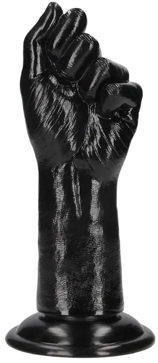 Vuist van Plezier - Vuistdildo - 569 gr / 21 cm - Zwart