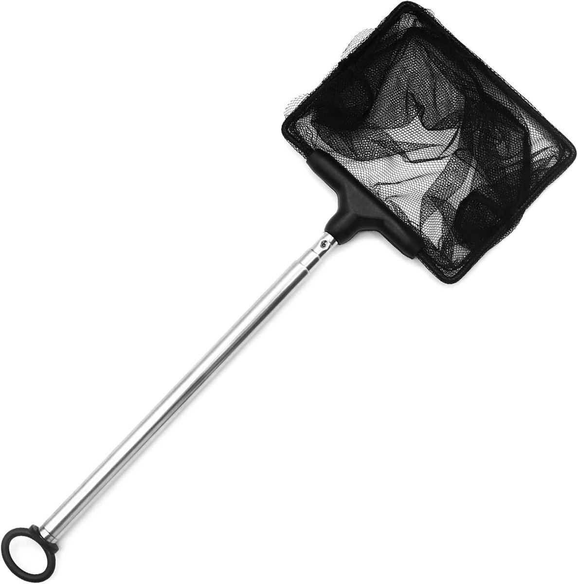 SnelShoppen - Telescopische Aquarium Net 5 Inch - Nylon Vissen Net met Uittrekbare Handgreep 19.5-42.5cm - Ideaal voor Aquariums, Vijvers en Vissenopv