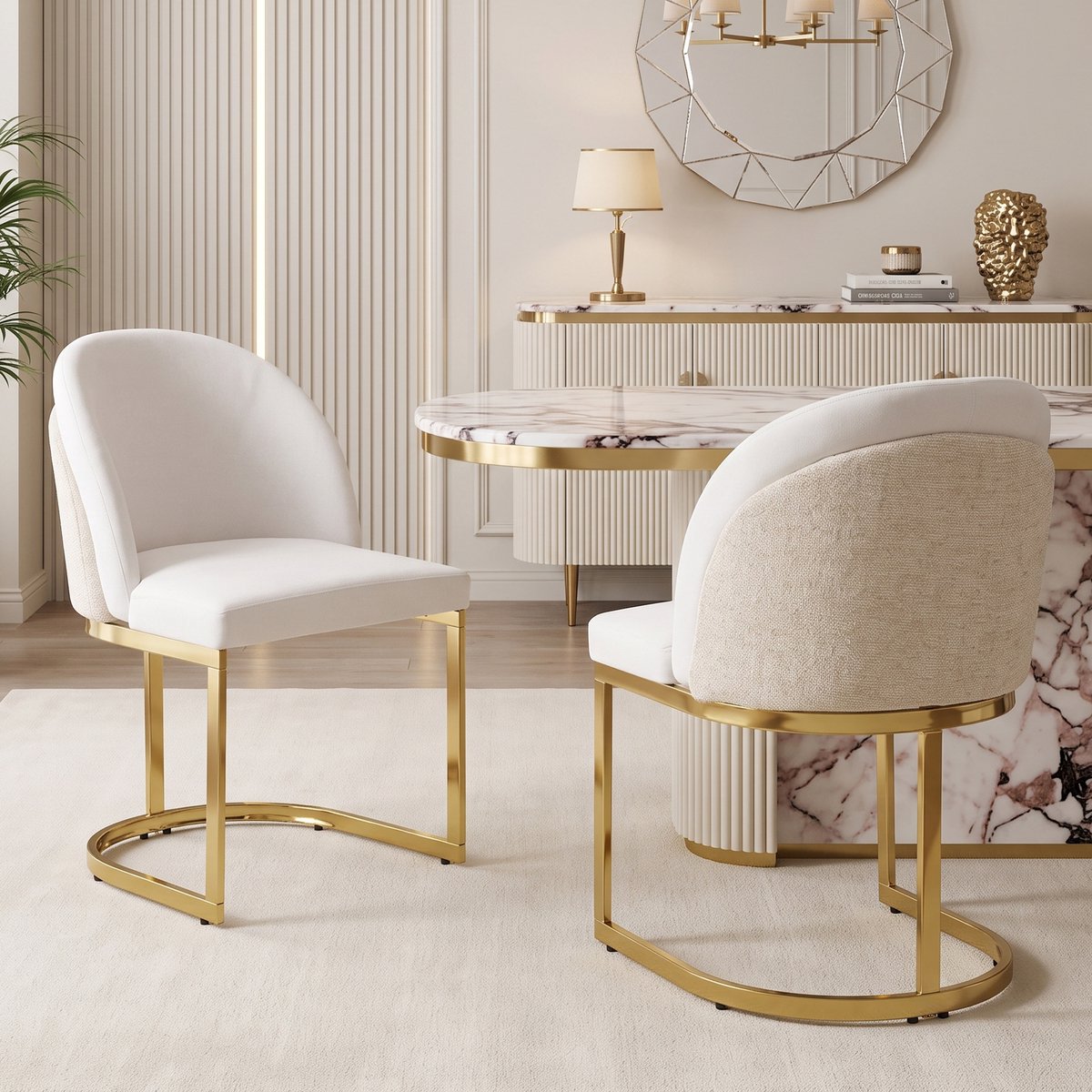 Pugsdrly 2 eetkamerstoelen, comfortabel en ademend, geschikt voor restaurants, woonkamers,