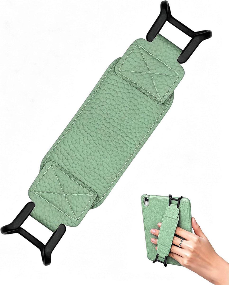 Tablethouder Polsband - E-reader Armband - Comfortabel Lezen - Universele Pasvorm - 6-8 inch - Groen