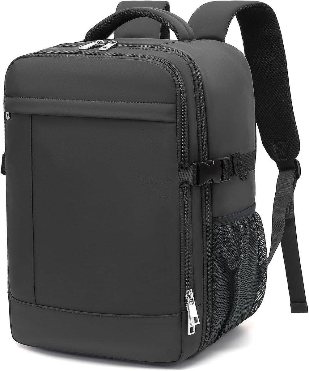 SnelShoppen - Hand Luggage Backpack 40x20x25 cm voor Ryanair - Lichtgewicht Reisrugzak met Anti-Diefstal voor Laptop tot 14 Inch - Perfect voor Vliegt