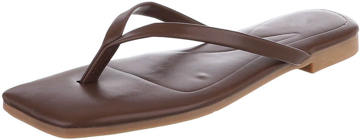Teenslippers - Slanke bandjes - Dames Mt:37