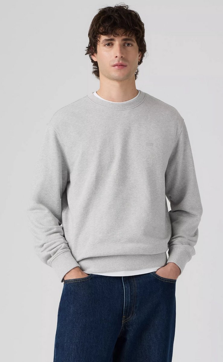 Levi's - Heren sweater - Maat S - Mannen - GRIJS -