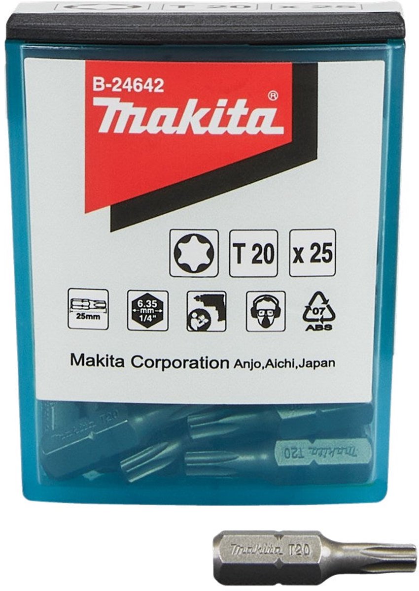 MAKITA SCHROEFBIT T20X25MM 25ST