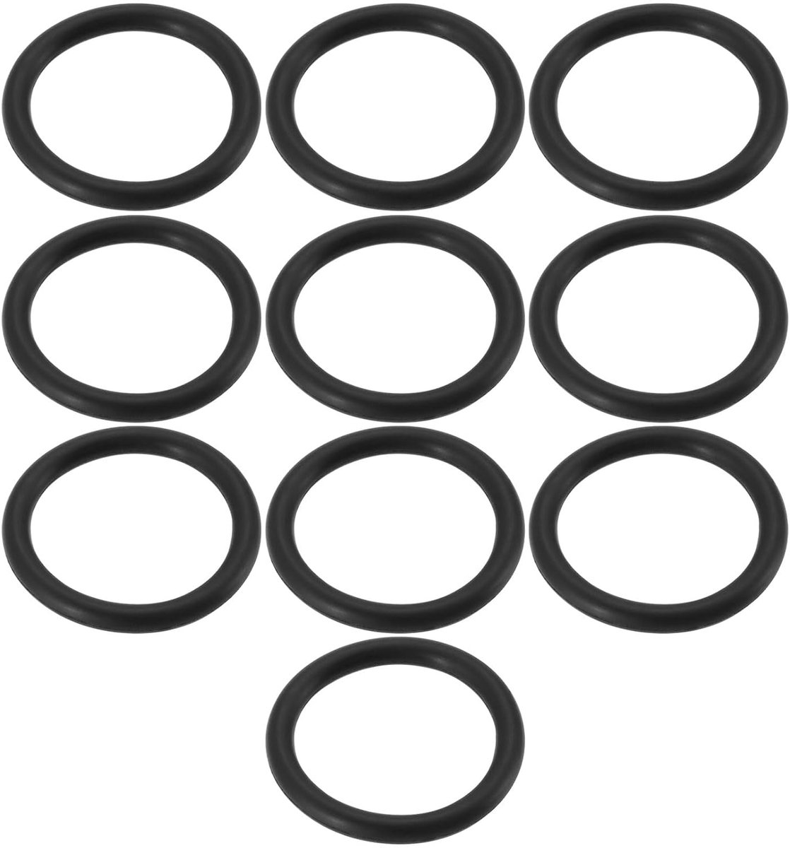 SnelShoppen - 10 Stuks O-Ringen voor Zwembadfilterpomp - Rubber Sealing Gasket - 32mm Buiten Diameter - Voor Bestway en Intex Slangverbindingen