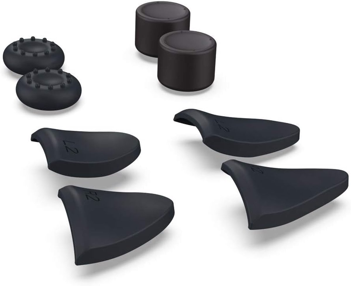 Thijox - 8in1 Grip Cap Joystick Cover Siliconen Rocker Cap L2 R2 Knop Trigger Extenders Voor PS5 Controller Accessoires - Antislip, Slijtvast, Comfort