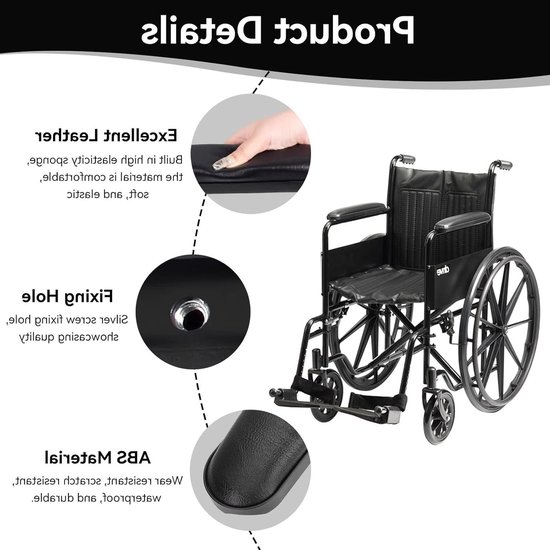 Universele Armleuninghoezen voor Rolstoelen - 2 Stuks, Verstelbare en Comfortabele Kussens voor Kinderen en Volwassenen, Bescherming en Ondersteuning — afbeelding 2