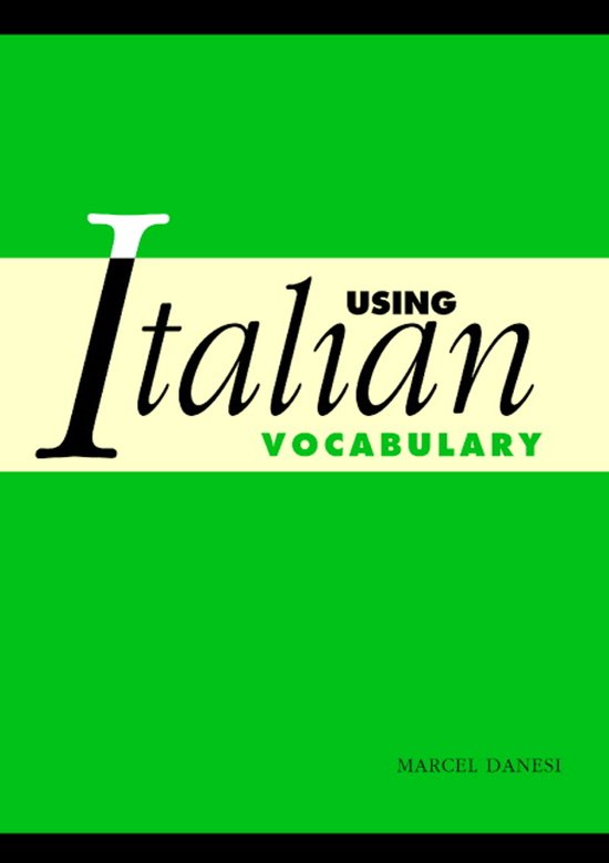 Using Italian Vocabulary - cover