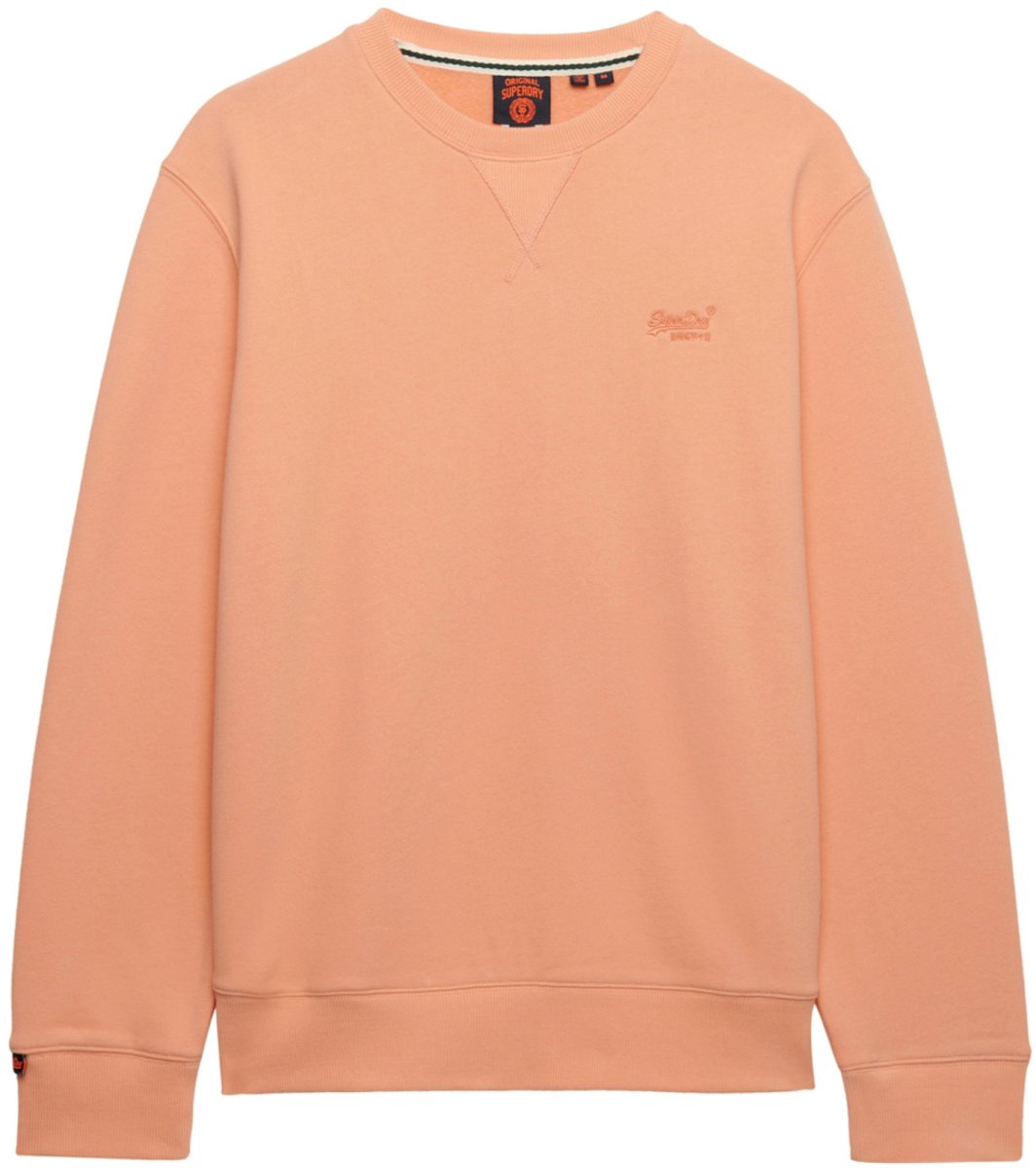 Superdry Trui Essential Logo Crew Sweatshirt M2013751a Reef Mannen Oranje