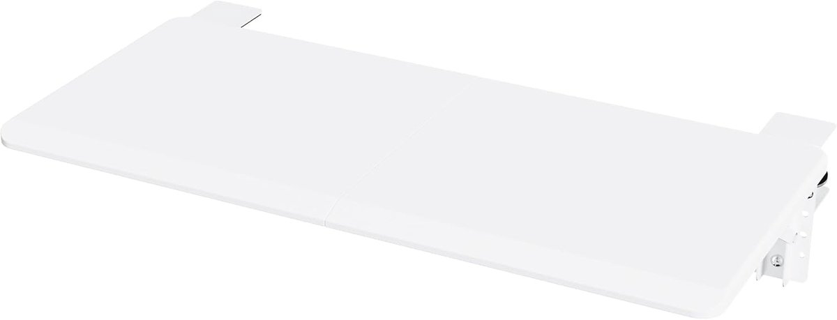 SnelShoppen - Desk Extender Tray Wit - Opvouwbaar Bureau Verlengstuk - Ruimtebesparend Ontwerp voor Thuiswerkplek - Ideaal voor Compacte Werkruimtes