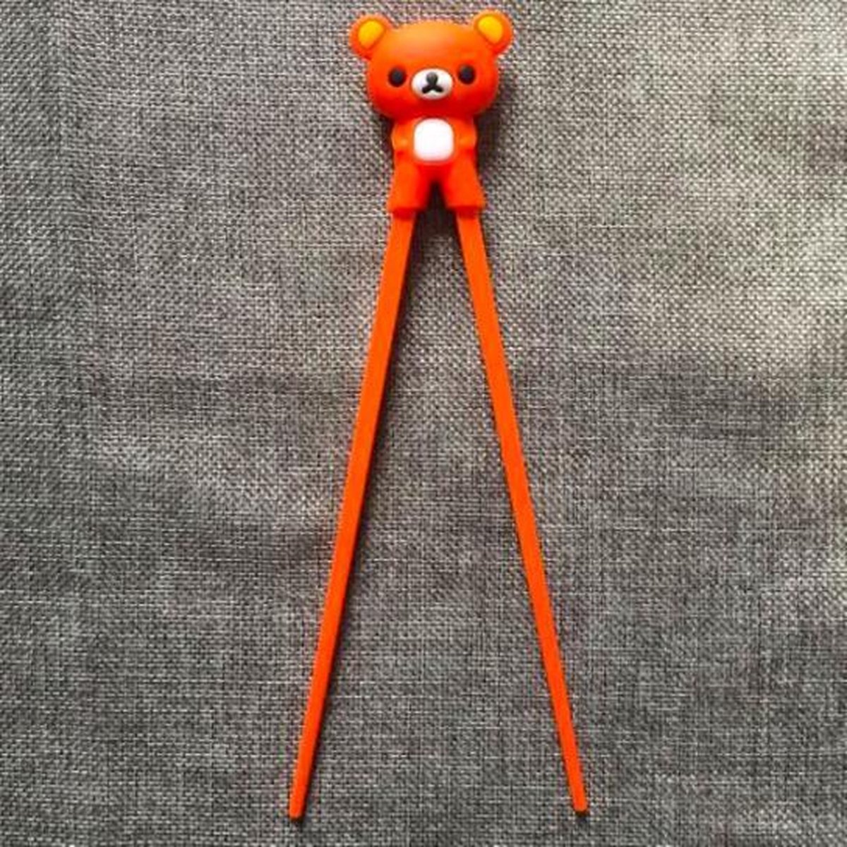 ProductGoods - 2x Eetstokjes voor kinderen | Sushi | Met hulpstuk | Oranje | Chopsticks