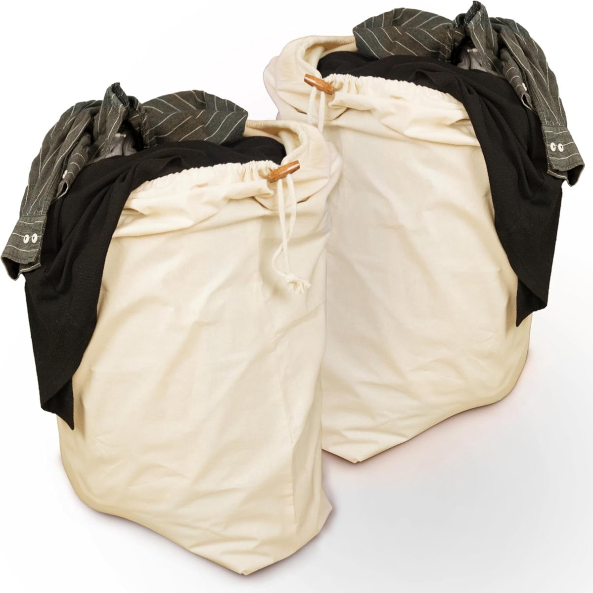 SnelShoppen - Nature Stube WS Duurzame Vuilzakken - Plasticvrij - Langvezel Katoen - Perfect voor Tuin, Camping en Feesten - 100% Gerecycled Karton -