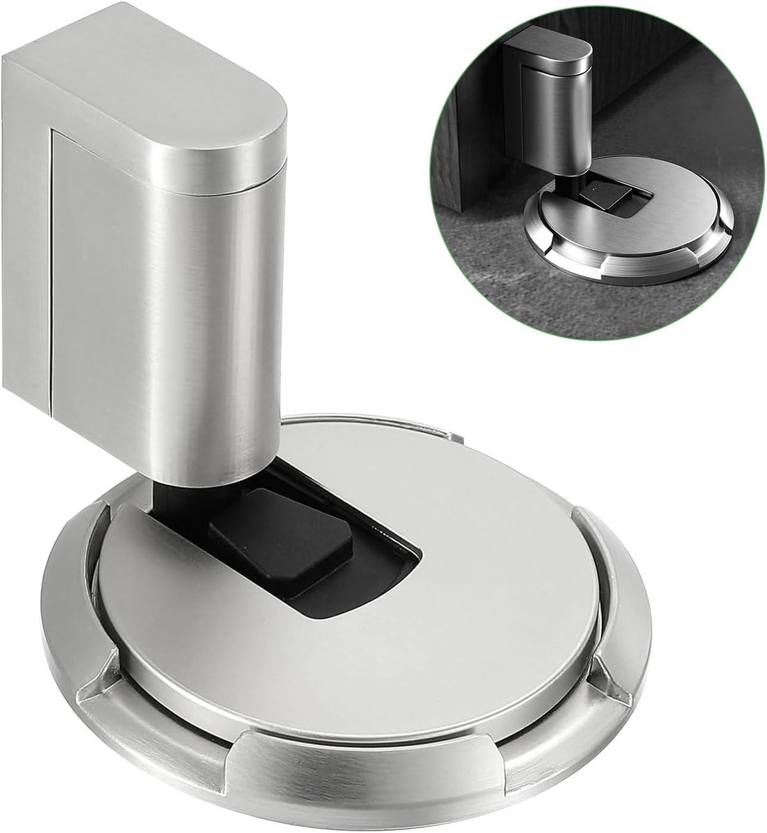 Upgrade Magnetische Deurstopper - Zelfklevend, Verstelbaar en Zonder Boren voor Slaapkamer, Badkamer en Thuiswerkplek