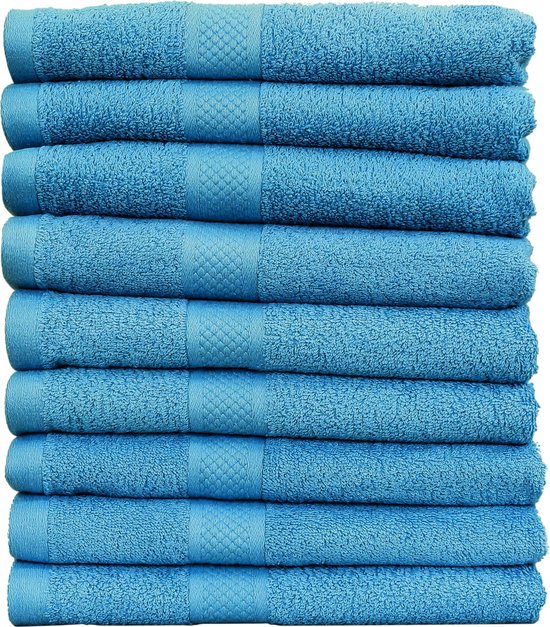 Hallo kousen voordelig Katoenen Handdoeken Hotelkwaliteit – 15 Pack – 50 x 100 cm – Turquoise |  bol.com