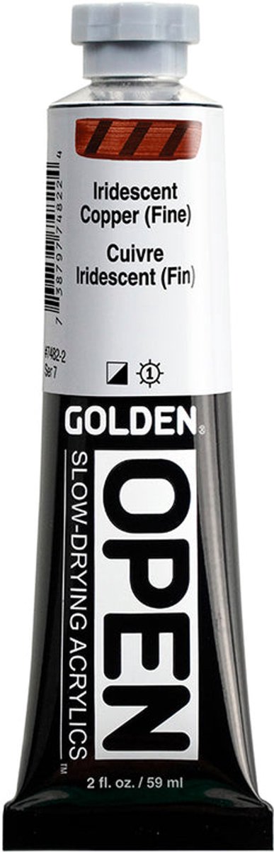 Golden OPEN Acrylics Iridescent Copper(FIN)2 FL OZ./59 ml