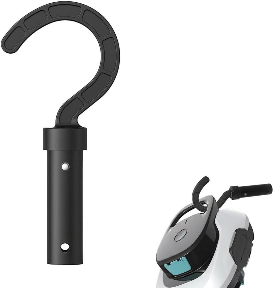 SnelShoppen - Pool Robot Hook, Pool Accessoire voor Stokken, Compatibel met Alle Poolreinigers, Duurzaam ABS Materiaal, Makkelijk in Gebruik voor Onde
