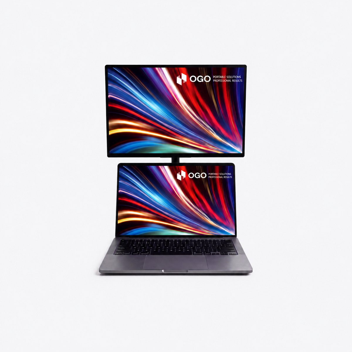 OGO OneSight AMOLED - Draagbare monitor voor laptop - AMOLED-scherm - Verstelbaar statief - Inclusief beschermhoes