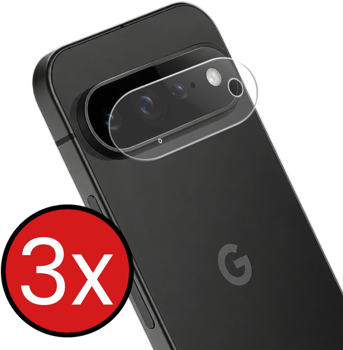Camera Lens Protector - 3 Stuks - Geschikt voor Google Pixel 11 - Camera Screenprotector - Beschermglas - Gehard Glas - Tempered Glass - Screen Protector