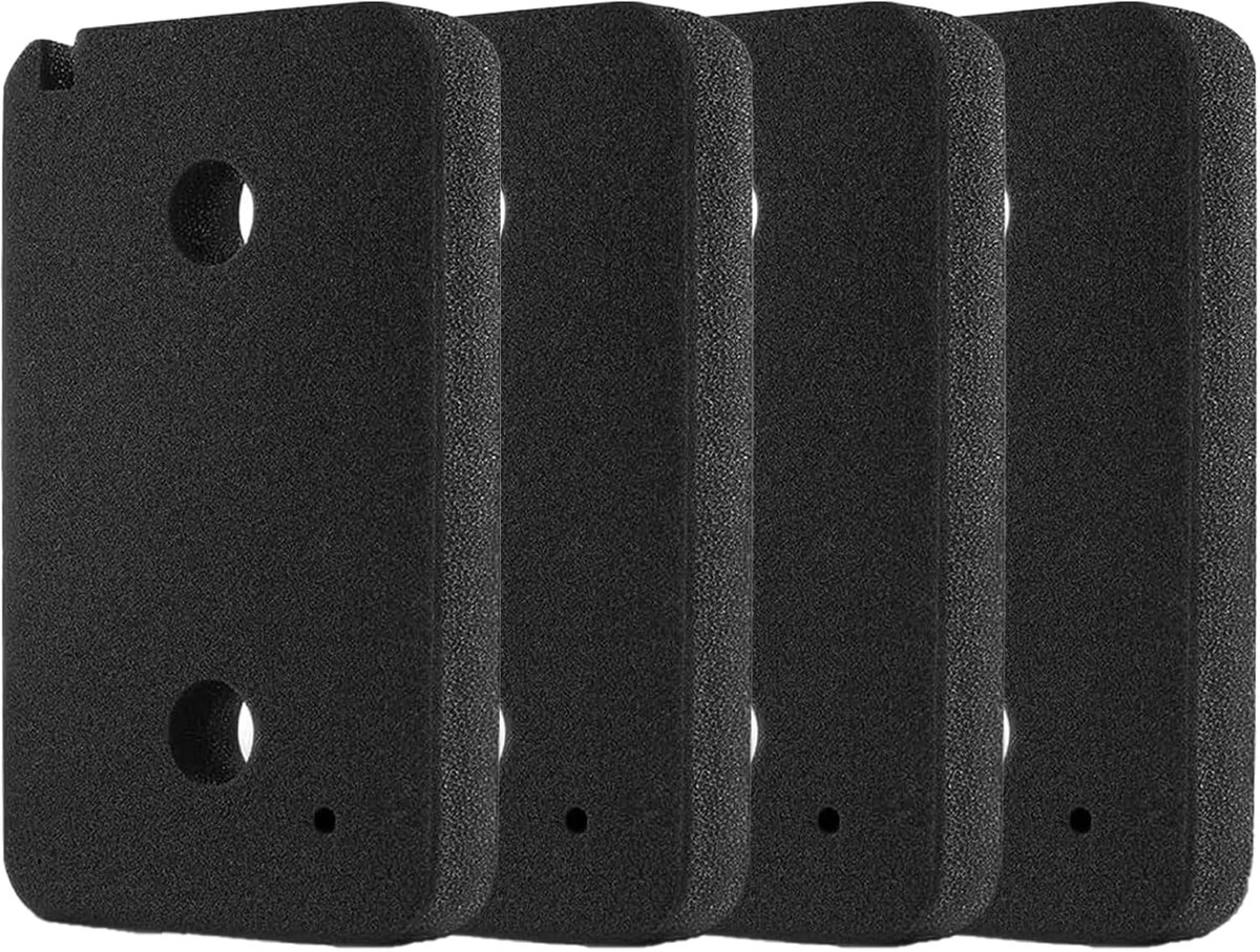 SnelShoppen - 4x Vervangende Droger Filter voor Warmtepomp Droger 220x130x30mm - Geschikt voor Miele T8860WP T8861WP T8873WP - Hoogwaardige Schuimfilt