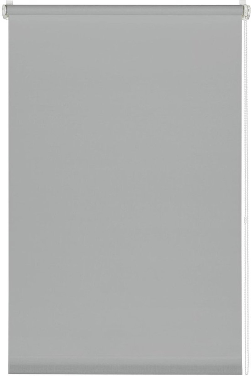 Rolgordijn Lichtdoorlatend - Rolgordijn Zonder Boren - Rolgordijn Klemmen - 85 x 150 cm - Lichtgrijs - Daglicht Bescherming - Raamdecoratie