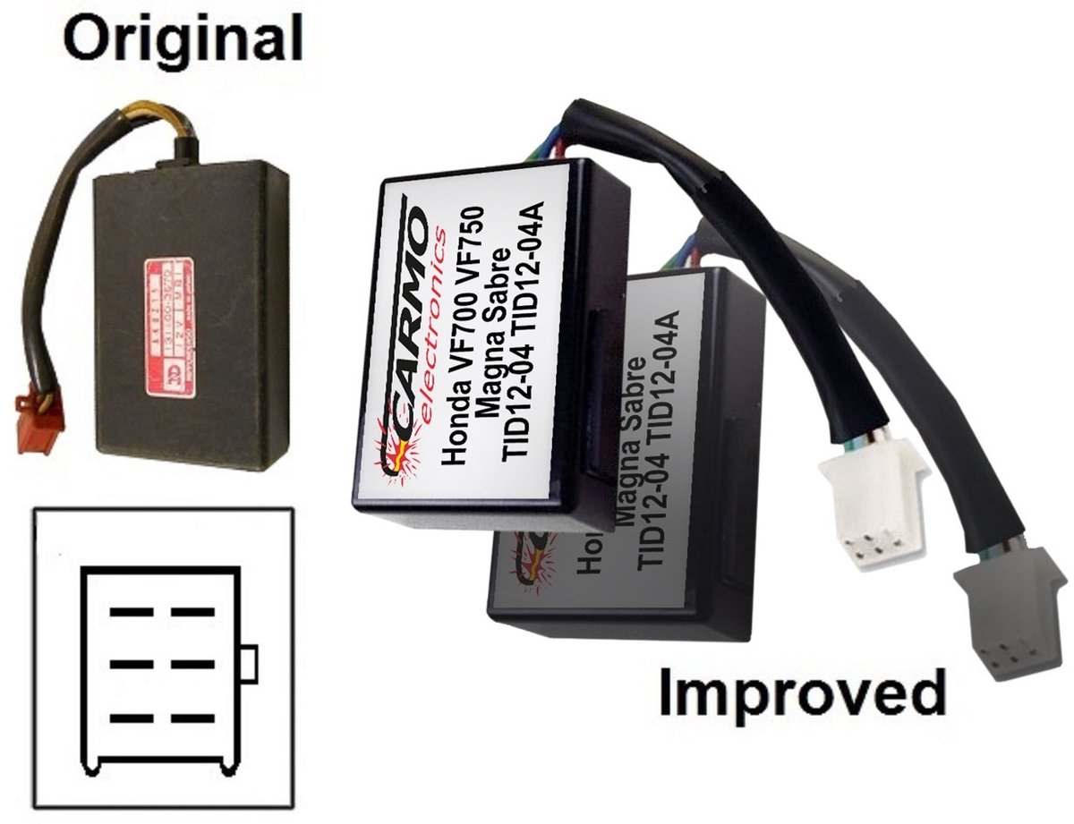 Carmo CARI-HO-VF700-VF750-2 Honda VF700 VF750 - ontsteking CDI ECU