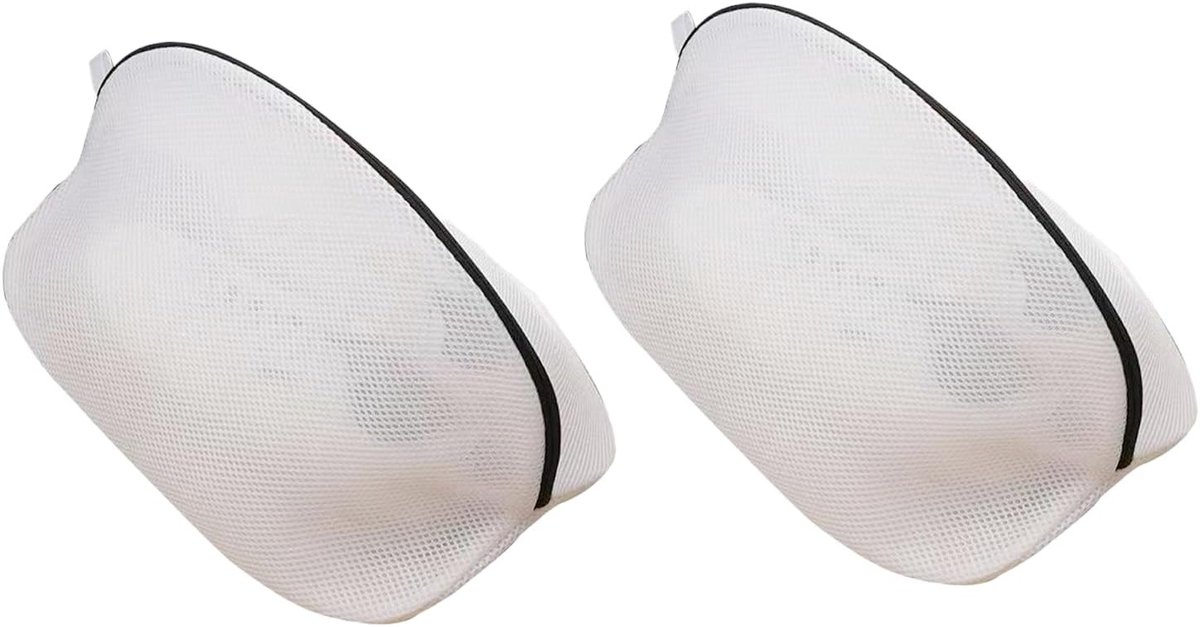 Schoenwaszakken set van 2 - Wasnet met rits - Bescherming voor sneakers en delicate was - Ideaal voor in de wasmachine - ShopVlot