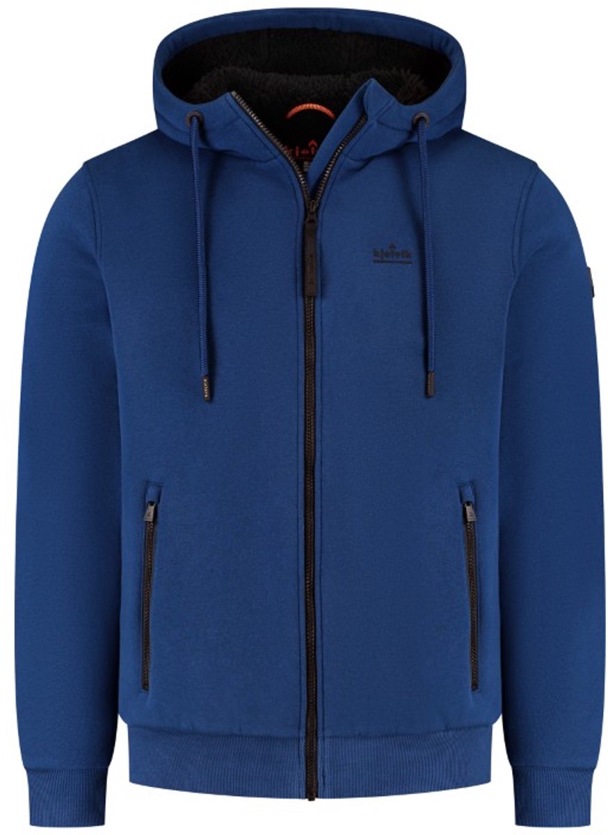 Sherpa fleece jacket Jelto Blue L