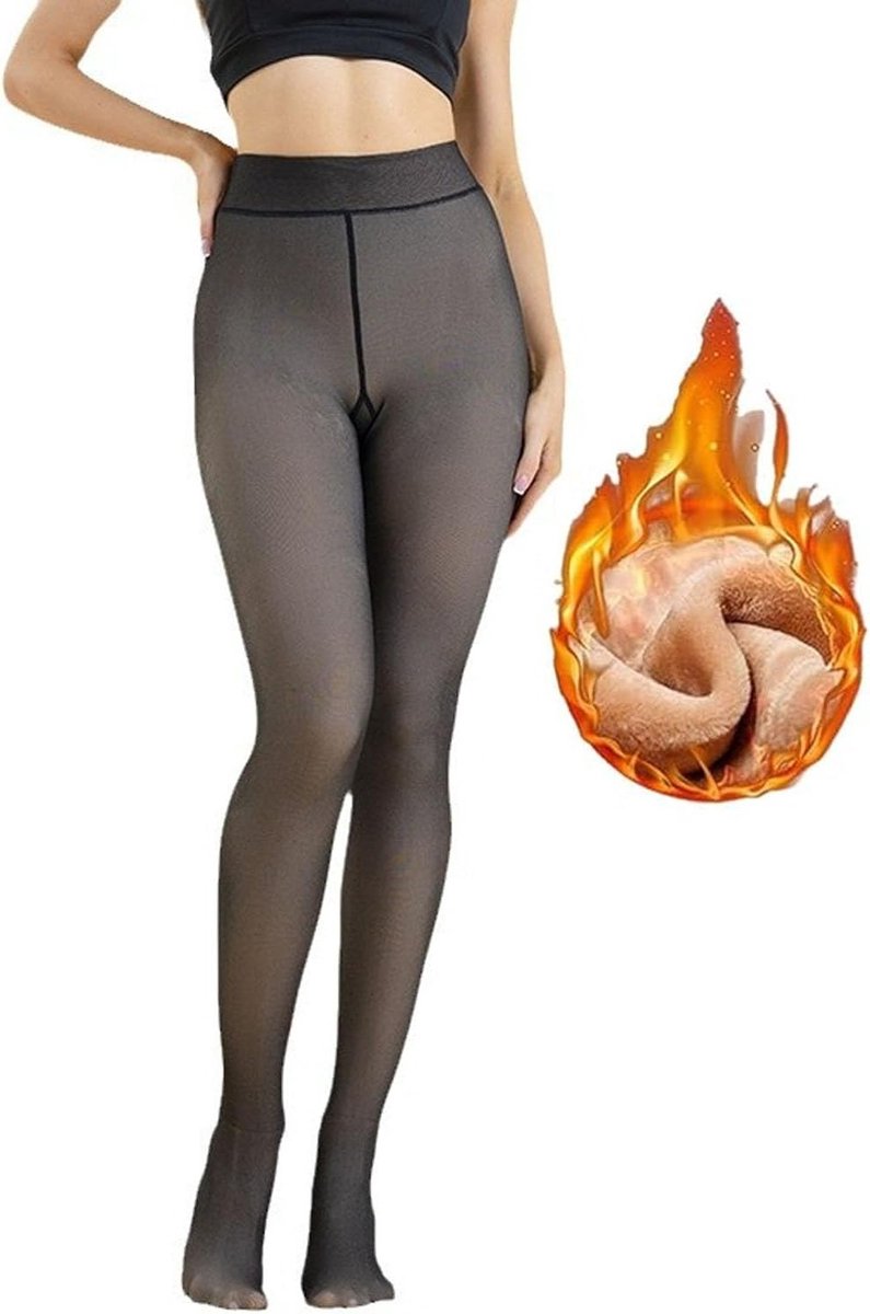 Dikke Thermoleggings voor Dames, Hoog in de Taille, Warm en Comfortabel voor de Winter, Perfect voor Koude Dagen