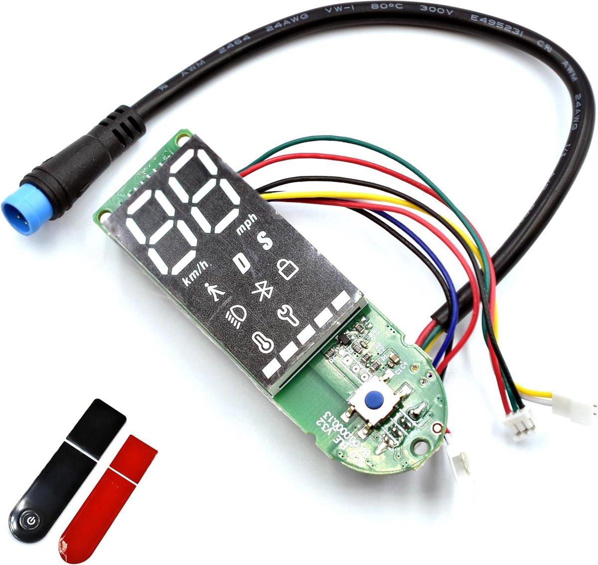 SnelShoppen - myBESTscooter BLE Dashboard Printplaat LED Display Geschikt Voor Elektrische Scooter 1S Pro Pro2 Inclusief Screen Cover