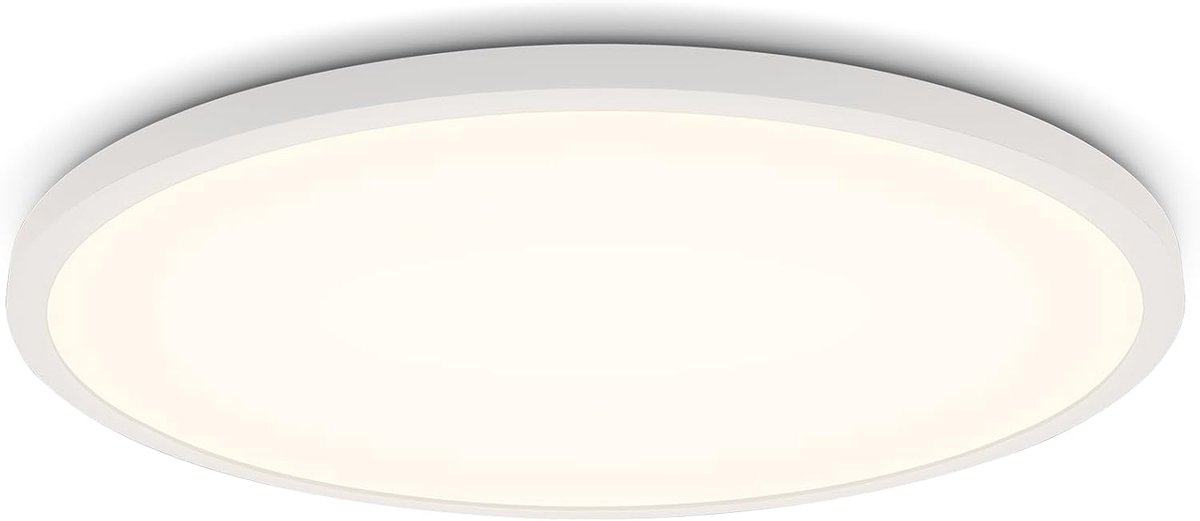 SnelShoppen - LED Plafondlamp 21W, 2400 Lumen, Dimbaar met Afstandsbediening, 3 Kleuren (3000K-6500K), Energiezuinige Moderne Ronde Lamp voor Woonkame