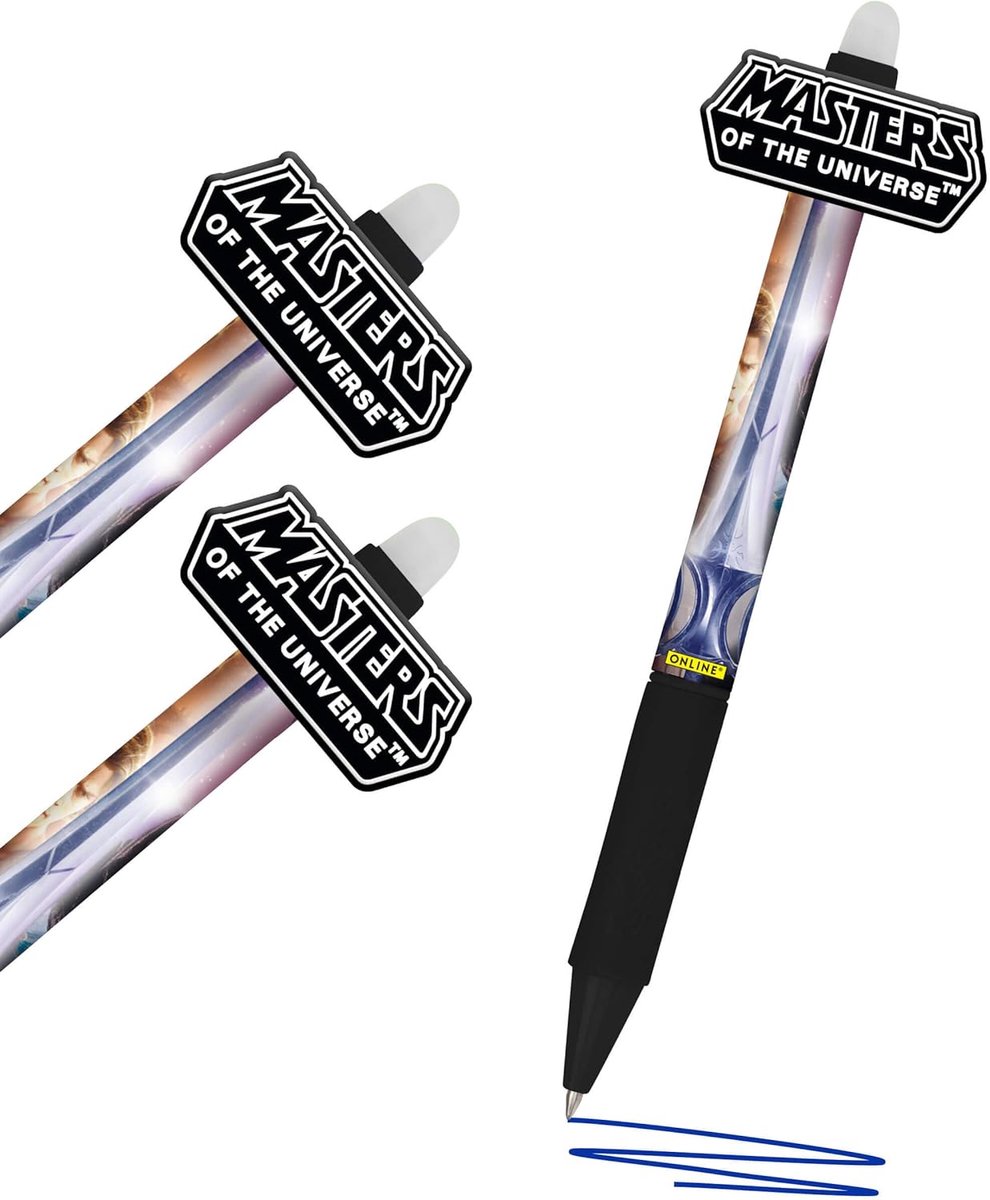 SnelShoppen - Gelpennen Erasable Blauw, 0.7 mm Lijndikte, Set van 3, Perfect voor Schrijven, Office, School, Foutloos Schrijven, Ideaal voor Kinderen