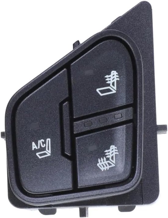 Stoel Verstel Schakelaar - Zetelknop Elektrisch - Auto Interieur - Directe Vervanging - OEM 22845196 - Zwart