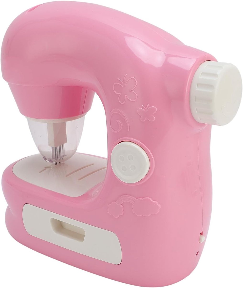 Kinderspeelgoed Naaimachine - Knutselset Kinderen - Creatief Knutselen - Educatief en Leerzaam - 38 x 25 x 10 cm - Multicolor