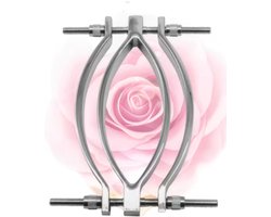 Adultshop Schaamlippen Spreider RVS - vagina spreider - spanning en intimiteit
