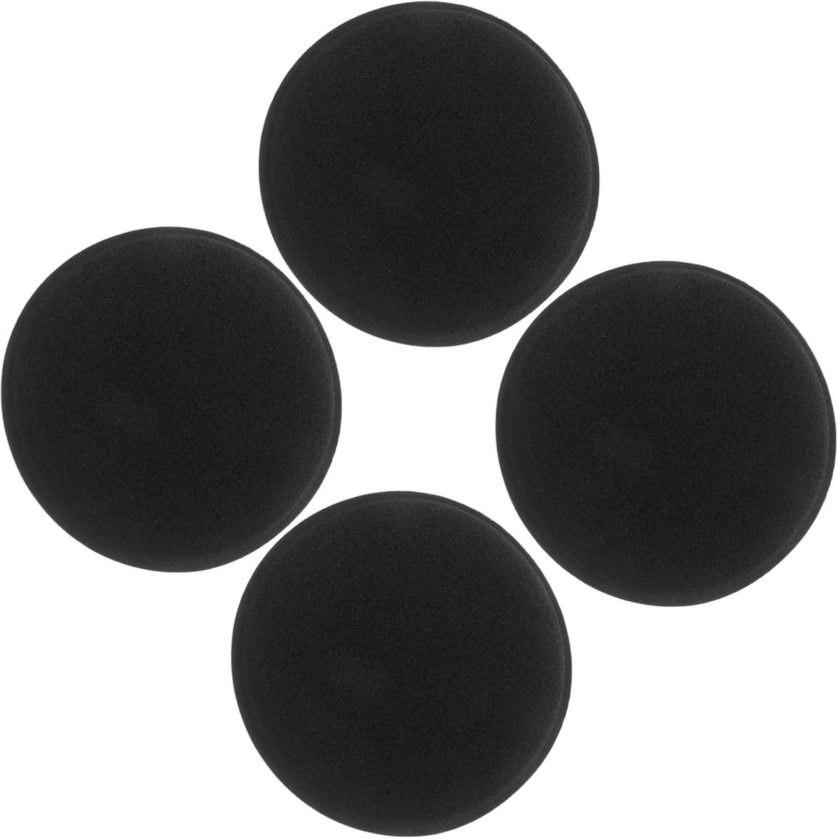 Auto Polijstsponzen - Reinigingssponzen Polijstpads - Voertuigen Reinigen - Ergonomisch Ontwerp - 10.2x10.2x2 cm - Zwart