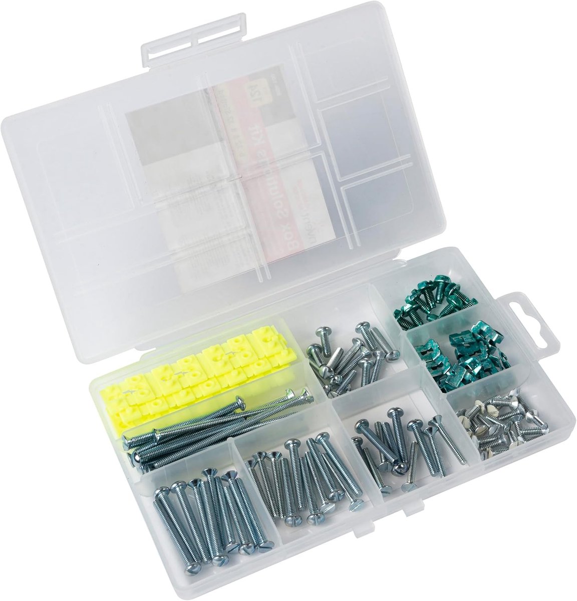 Elektra Installatie Kit - Dozen Monteer Set - Bedrading Afmaken - Compleet Assortiment - 32 Stuks - Ivoor wit