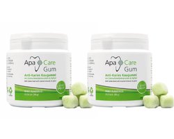 ApaCare Anti-Cariës Kauwgom - 2 x 45 stuks - Voordeelverpakking