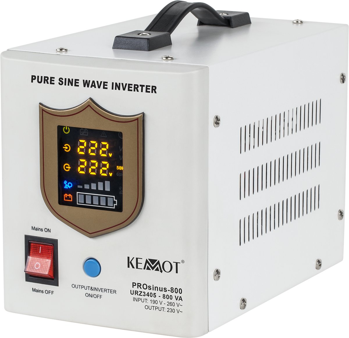 Kemot PROsinus-800 noodstroomvoeding 800 VA / 500 W
