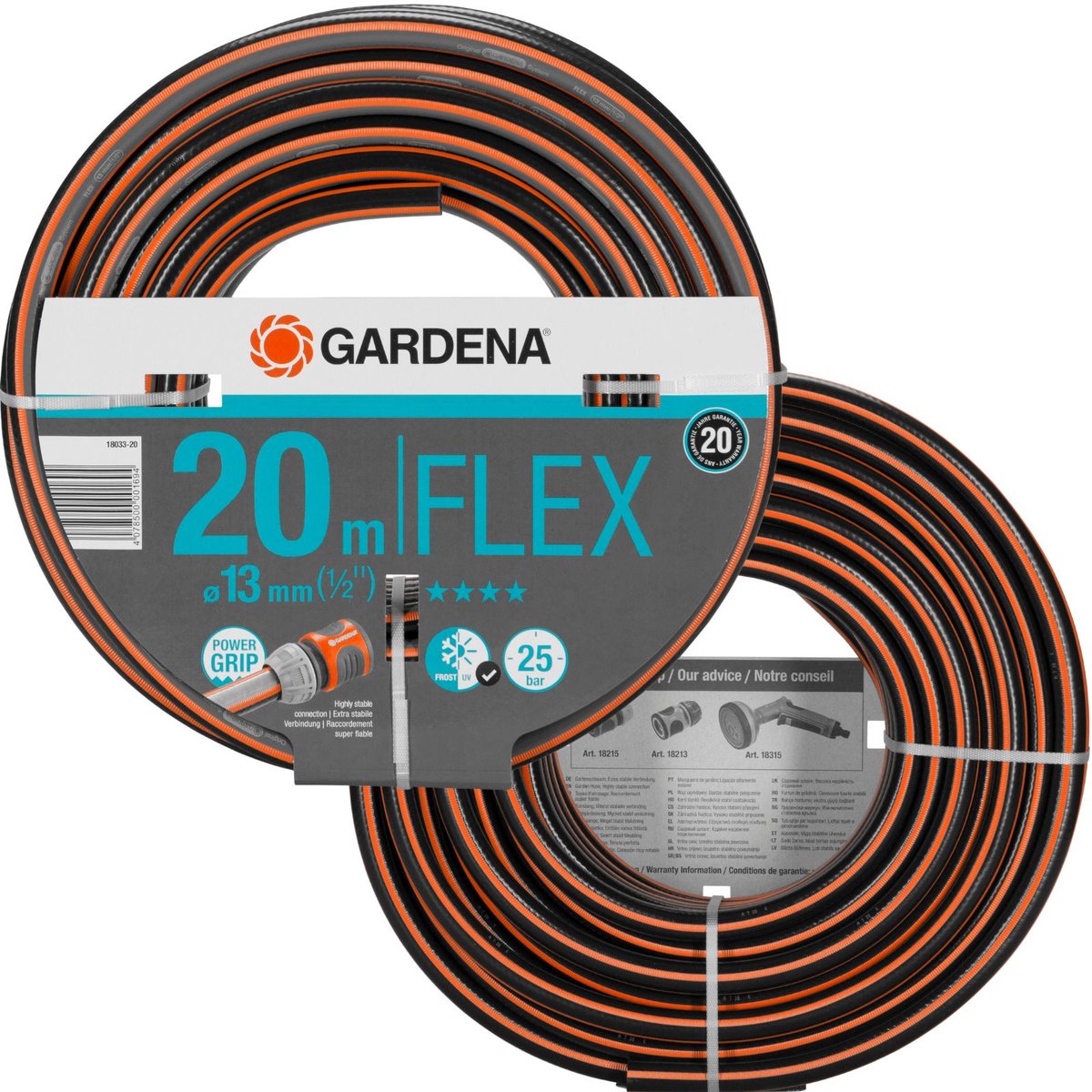 Gardena Flex slang - 20m - 13mm - 1/2 inch