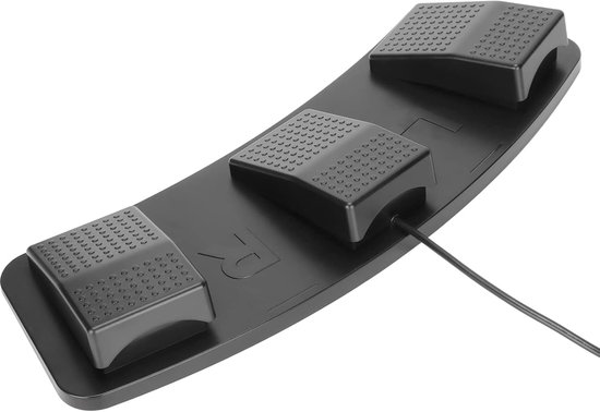 Voetpedaal - Toetsenbord Schakelaar - Multifunctionele Bediening - Programmeerbaar - 3 Pedaals - Zwart — afbeelding 5