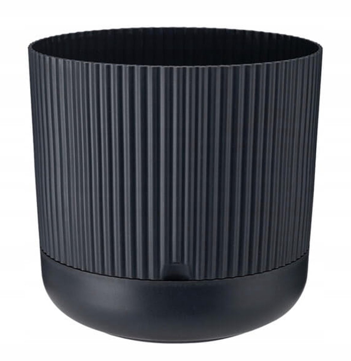 Verdenia Nostalgia Serie - Decoratieve Pot - Antraciet - 15x16 cm - Inclusief Onderzetter