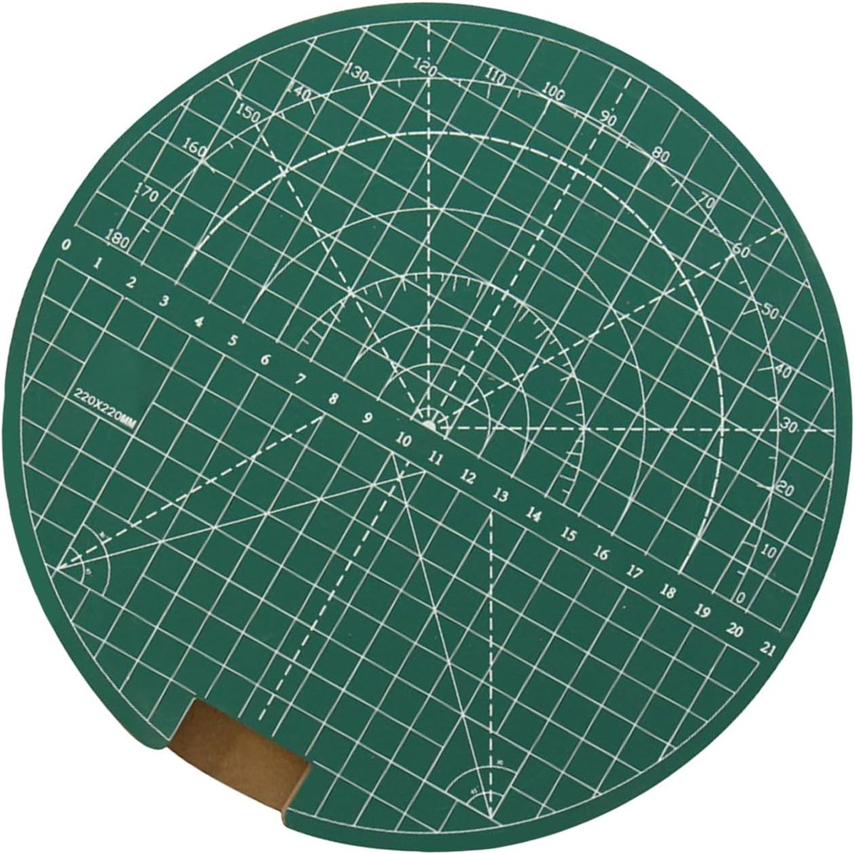 Snijtafel Tafeltennis - Snijplank Rackets - Precisie Snijden - 360 Graden Draaibaar - 22 cm Diameter - Zwart