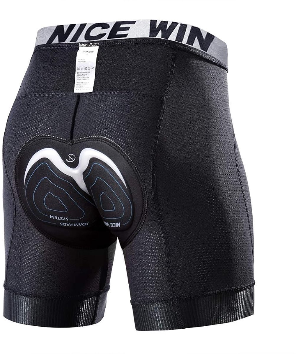 Heren Fietsbroek Zeem - 4D Pad - Ademend Sneldrogend - 1 Stk - M - Zwart