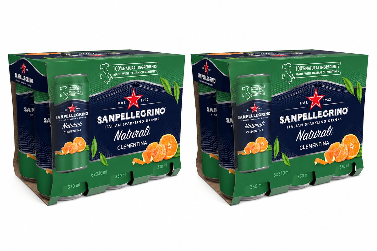 Tray San Pellegrino - Clementina - 12 x 330 ml