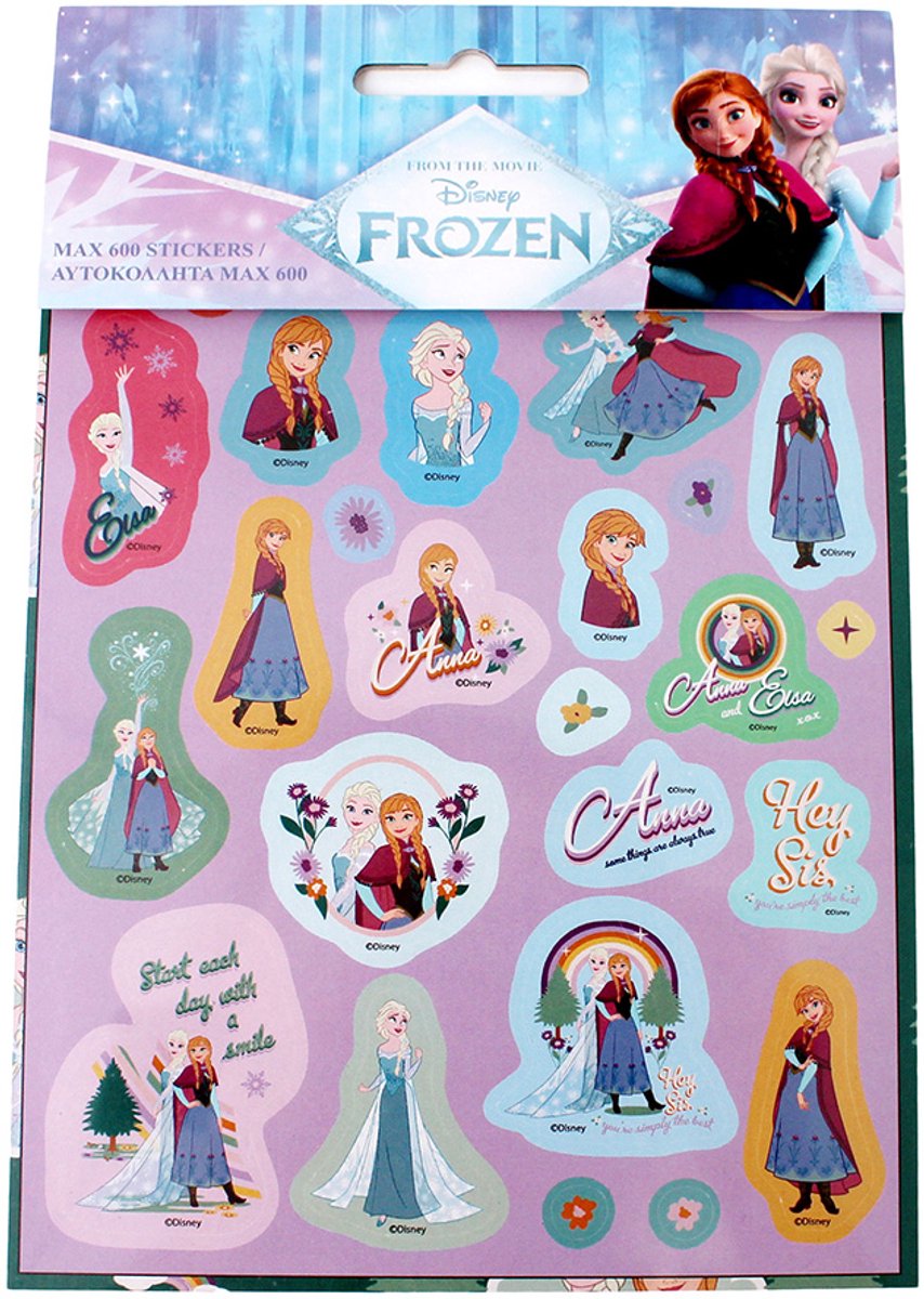 Disney Frozen stickerset van 600 delen