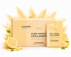 Plent Beauty - Pure Viscollageen +C - Citrus Limoen (30 sachets = 30 dagen) - Hoge kwaliteit vis collageen met Acerola Vitamine C voor een versterkte opname