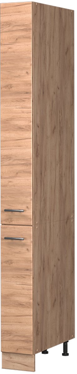 Vicco Apotheekkast Fame-Line, Goudkleurig Eiken/Goudkleurig Eiken, 20 cm, WB Eik
