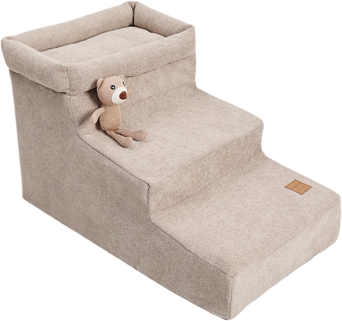 Huisdier Trappen - Dierenladder Klimhulp - Huisdier Comfort - Inklapbaar Ontwerp - Tot 30 kg - Grijs