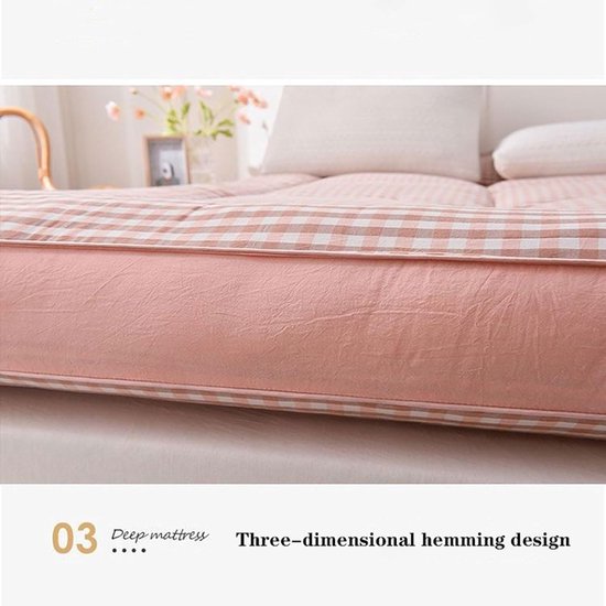 Opvouwbare Matras - Gast matras - Logeren en slapen - Ruimtebesparend ontwerp - 120 x 200 cm - Grijs — afbeelding 4